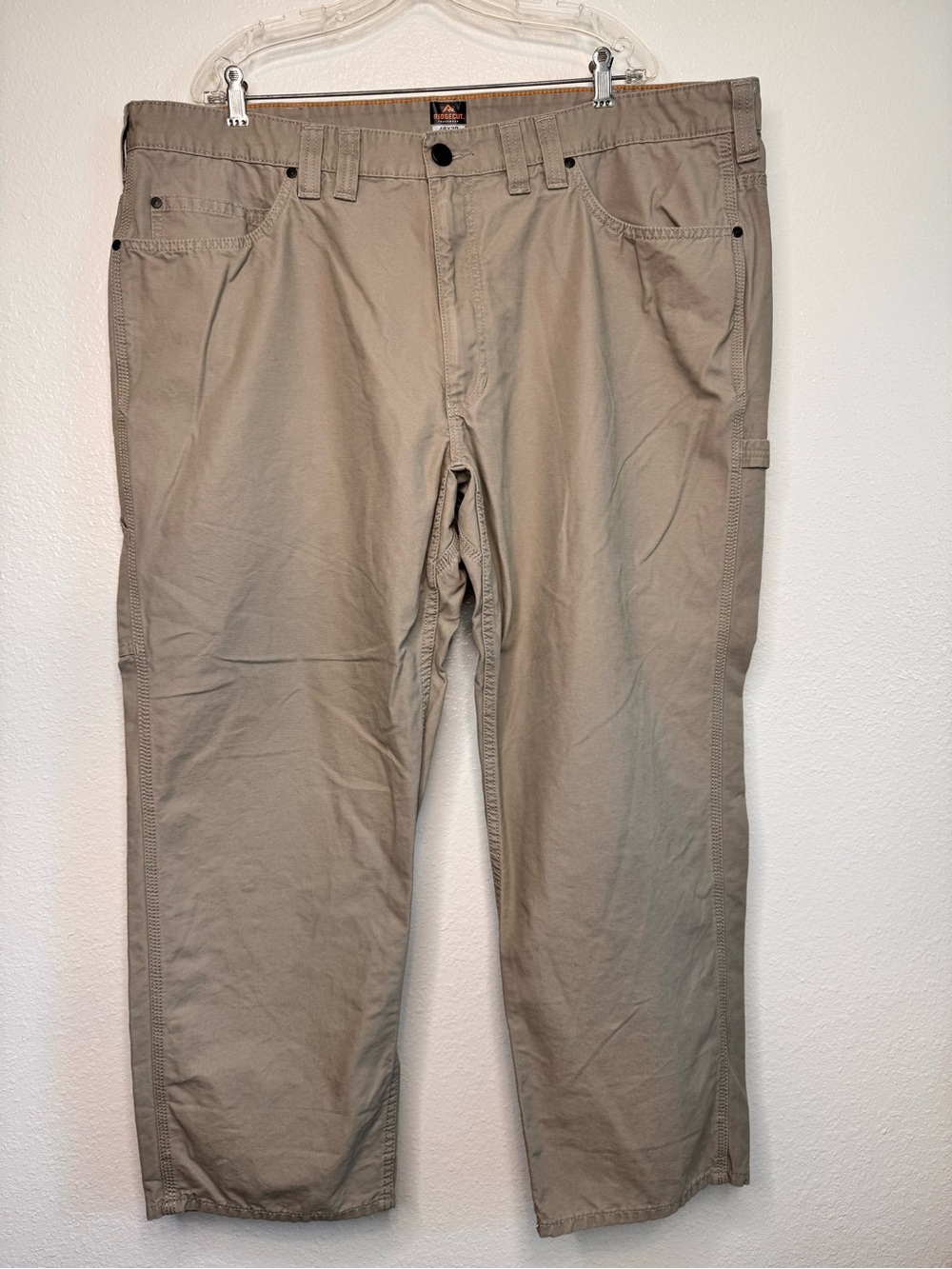 Ridgecut Toughwear Cargo Jeans Pants Tan Men's size 46x30